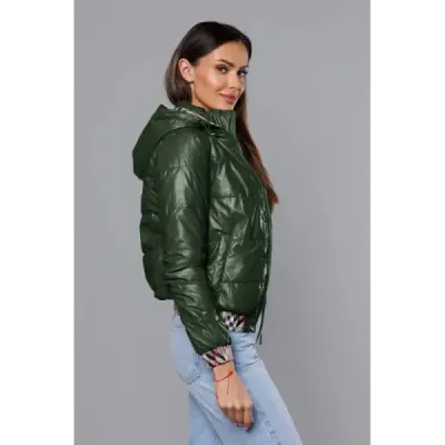 Dámská podzimní bunda MODA8030 zelená