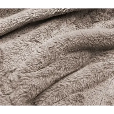 Krátká kožešinová bunda MODA050 béžová