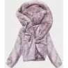 Krátká kožešinová bunda MODA050 růžová
