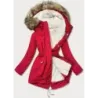Dámská zimní bunda MODA629 červená
