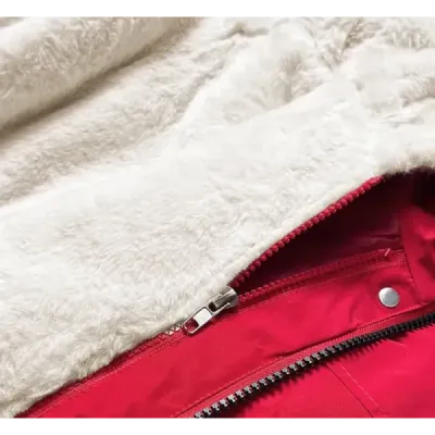 Dámská zimní bunda MODA629 červená