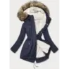 Dámská zimní bunda MODA629 modrá