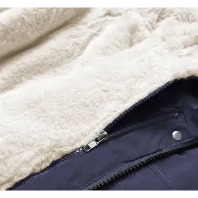 Dámská zimní bunda MODA629 modrá