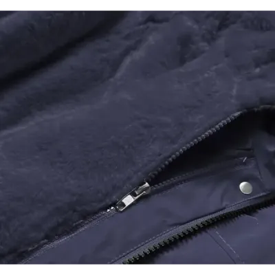 Dámská zimní bunda MODA629BIG modrá