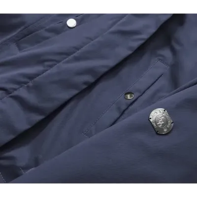 Dámská zimní bunda parka MODA21356 tmavě modrá