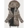 Dámská přechodná bunda MODA8086 kakaová
