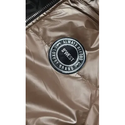 Dámská přechodná bunda MODA8086 kakaová