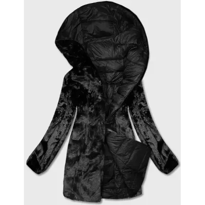 Oboustranná zimní bunda MODA8052BIG černá