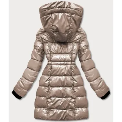 Dámská oboustranná zimní bunda MODA8070 kakaová
