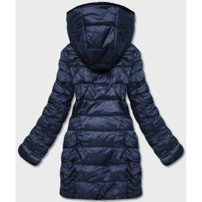 Oboustranná zimní bunda MODA8053 tmavě modrá