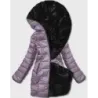 Oboustranná zimní bunda MODA8053 fialová