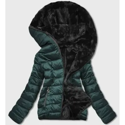 Dámská oboustranná bunda MODA8051 zelená