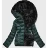 Dámská oboustranná bunda MODA8051 zelená