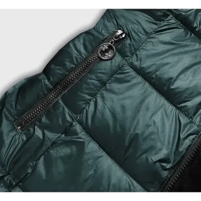 Dámská oboustranná bunda MODA8051 zelená