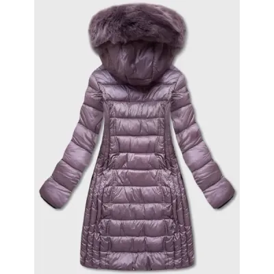 Lehká dámská přechodná bunda MODA8058 fialová