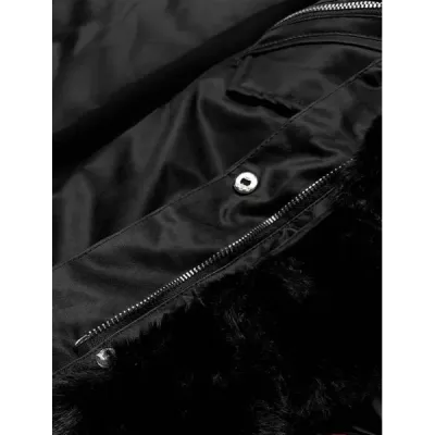 Dámská zimní bunda parka MODA762 černá