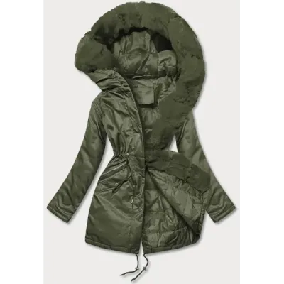 Dámská zimní bunda parka MODA762 army