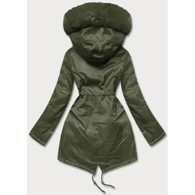 Dámská zimní bunda parka MODA762 army