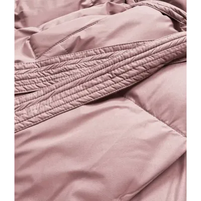 Dámská zimní listová bunda MODA737 růžová