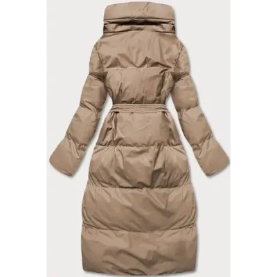 Dámská zimní listová bunda MODA737 béžová