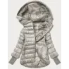 Dámská zimní bunda MODA6636 béžová