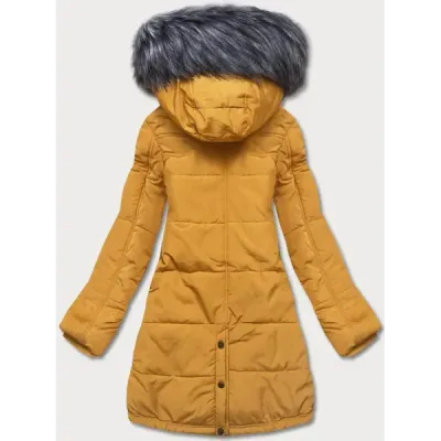 Dámská zimní bunda MODA21305 žlutá