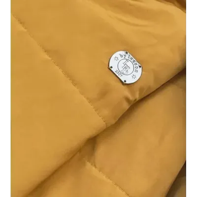 Dámská zimní bunda MODA21305 žlutá