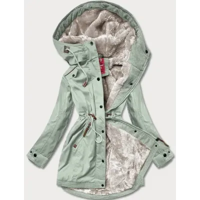 Dámská zimní bunda parka MODA2M21A93 mátová