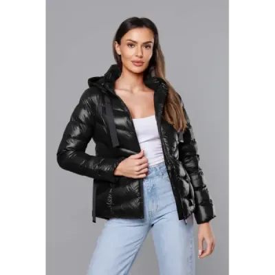 Dámská krátká zimní bunda MODA3066 černá