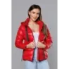 Dámská krátká zimní bunda MODA3066 červená
