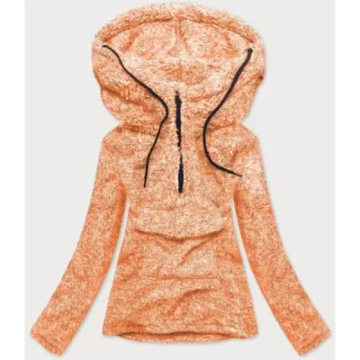 Dámská plyšová mikina MODA008 pomerančová
