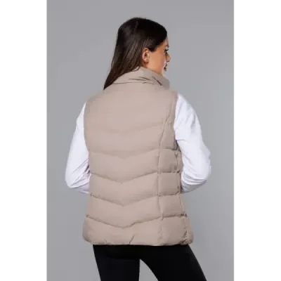 Dámská vesta MODA719 tmavě béžová