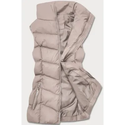 Dámská vesta MODA719 tmavě béžová