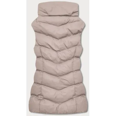 Dámská vesta MODA719 tmavě béžová
