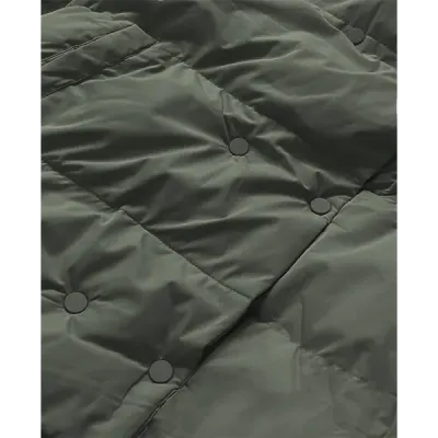 Krátká dámská zimní bunda MODA729 army