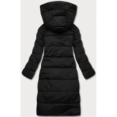 Dlouhá dámská zimní bunda MODA033 černá