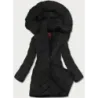 Dámská zimní bunda s kapucí MODA21308 černá