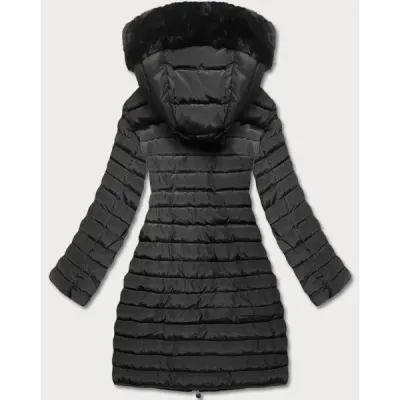 Dámská prošívaná zimní bunda MODA9865BIG černá