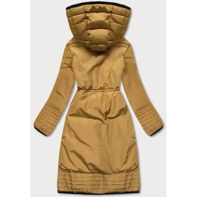 Dámská zimní bunda MODA1071 žlutá