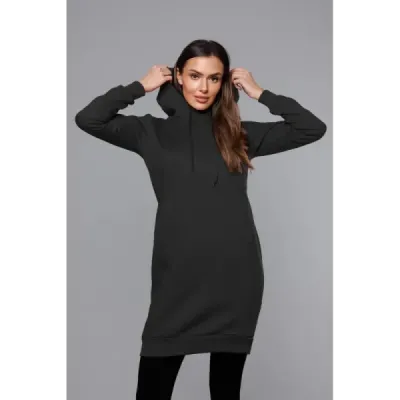 Dlouhá dámská tepláková mikina MODA0005 černá