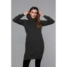Dlouhá dámská tepláková mikina MODA0005 černá