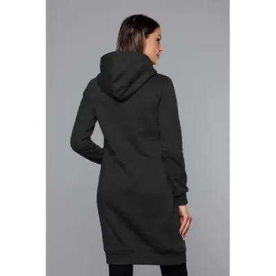 Dlouhá dámská tepláková mikina MODA0005 černá