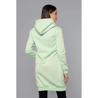 Dlouhá dámská tepláková mikina MODA0005 pistaciová