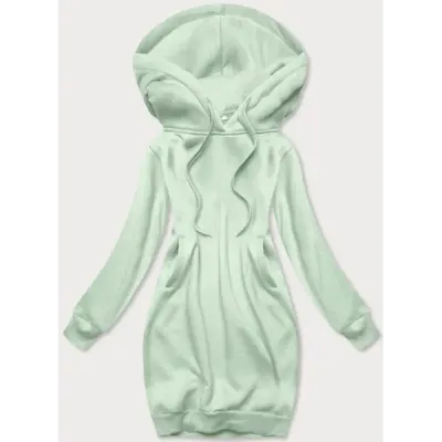 Dlouhá dámská tepláková mikina MODA0005 pistaciová