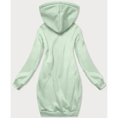 Dlouhá dámská tepláková mikina MODA0005 pistaciová