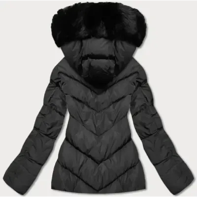 Krátká dámská zimní bunda MODA035 černá
