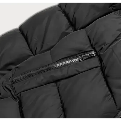 Krátká dámská zimní bunda MODA035 černá
