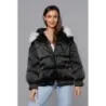Dámská zimní bunda oversize MODA1109 černá