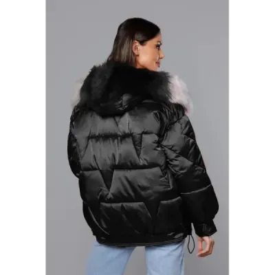 Dámská zimní bunda oversize MODA1109 černá