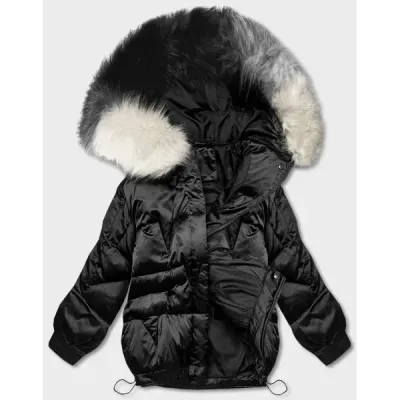 Dámská zimní bunda oversize MODA1109 černá